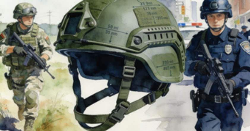 2025年防弹头盔行业趋势：剪切硬化胶改性材料推动防护