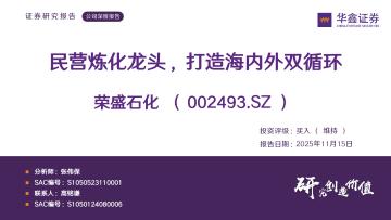 民营炼化龙头，打造海内外双循环