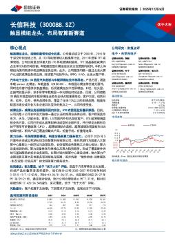 触显模组龙头，布局智算新赛道