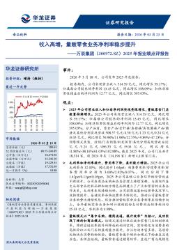 2025年报业绩点评报告：收入高增，量贩零食业务净利率
