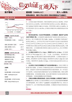 短期业绩承压，看好公司自主研发+并购布局医美全产业