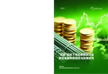 “双碳”目标下河北省钢铁行业：转型金融供需现状与政