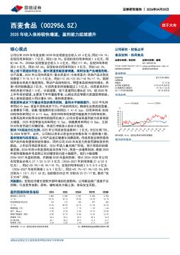 2025年收入保持较快增速，盈利能力延续提升