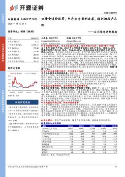 公司信息更新报告：业绩受煤价拖累，电力业务盈利改善，海则滩投产在即
