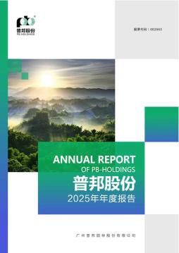 普邦股份：2025年年度报告