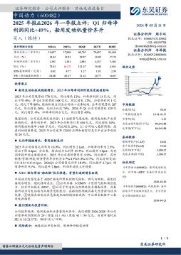 2025年报&2026年一季报点评：Q1归母净利润同比+49%，
