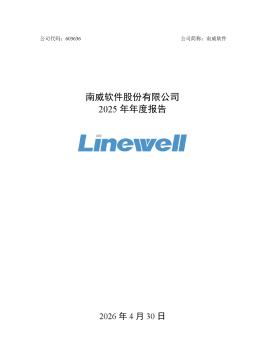 南威软件：2025年年度报告