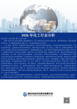 2026年化工行业分析