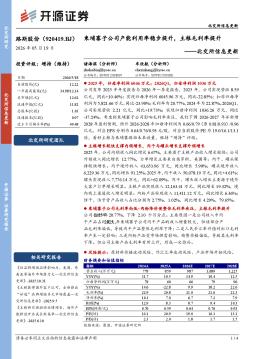 北交所信息更新：柬埔寨子公司产能利用率稳步提升，主