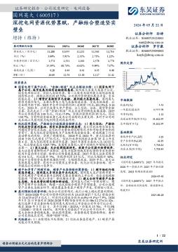 深挖电网资源优势禀赋，产融结合塑造坚实壁垒