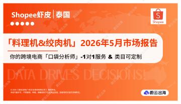 「料理机&绞肉机」2026年5月市场报告