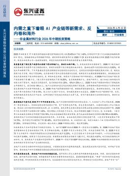 非金属材料行业2026年中期投资策略：内需之重下着眼AI