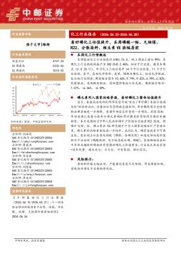 化工行业周报：看好磷化工估值提升，本周磷酸一铵、无