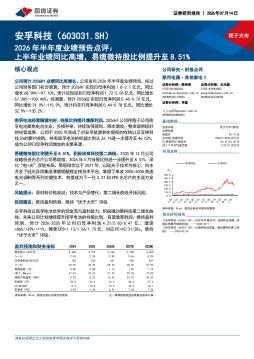 2026年半年度业绩预告点评：上半年业绩同比高增，易缆