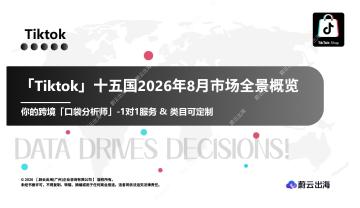 「Tiktok」十五国2026年8月市场全景概览