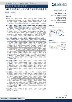 食品饮料行业跟踪周报：9-10月食品饮料板块尤其白酒板块表现复盘